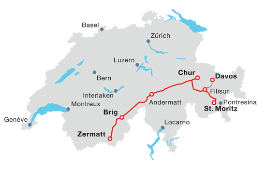 glacier-route